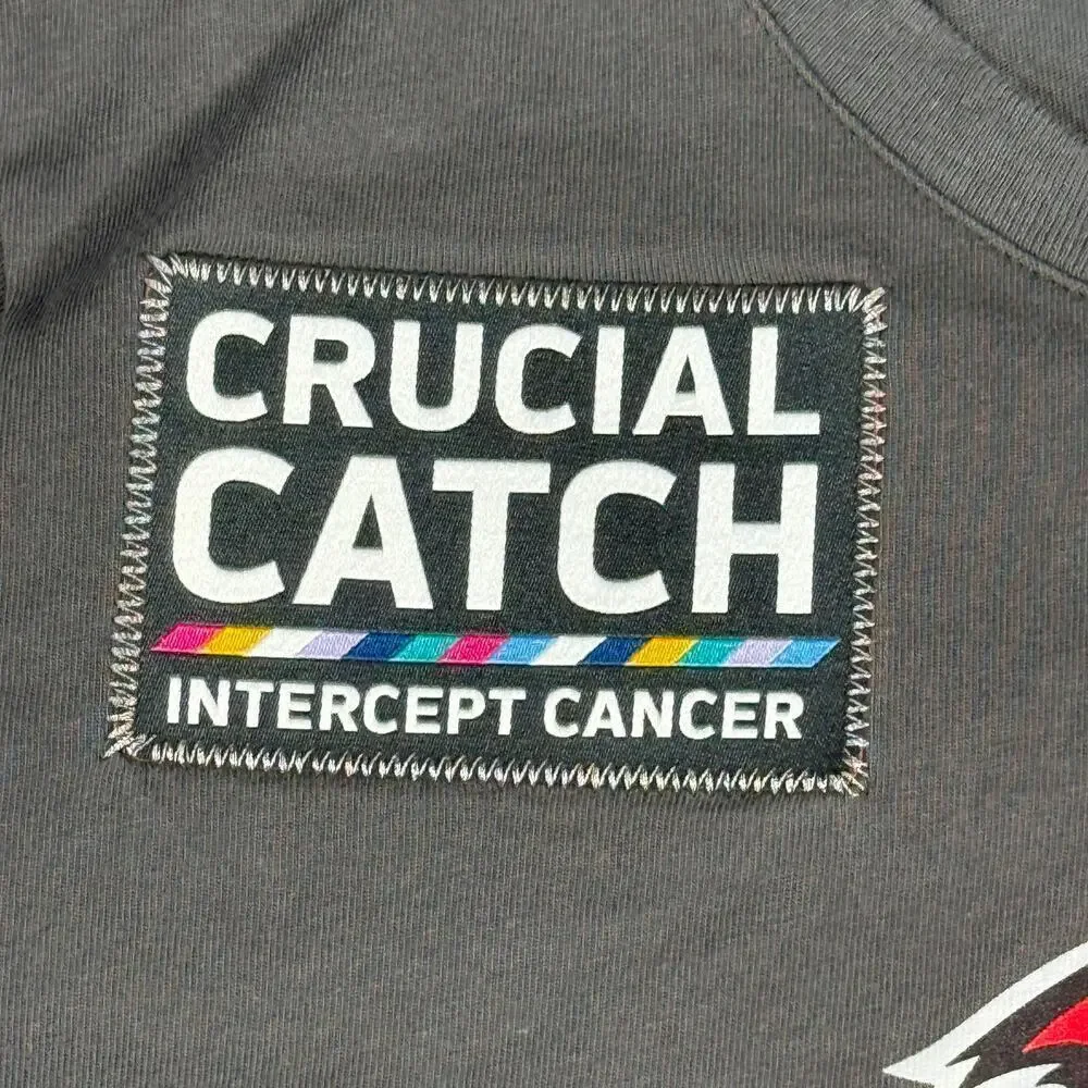 Nike NFL Tampa bay Bucs Crucial catch grey mens t-shirt XL football